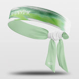 Green Moss - Customized Sports Headband Sweat-Wicking Tie