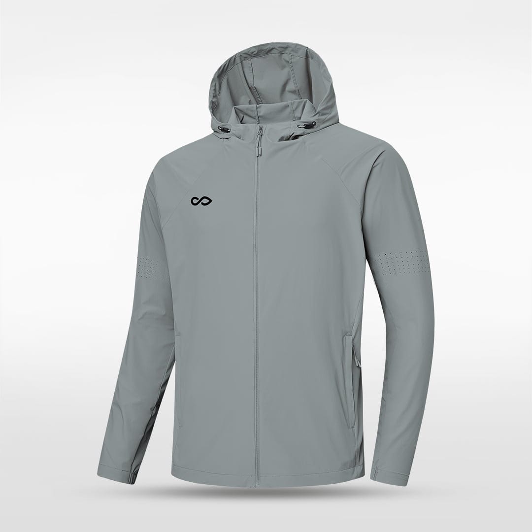 Grey Windbreaker Design