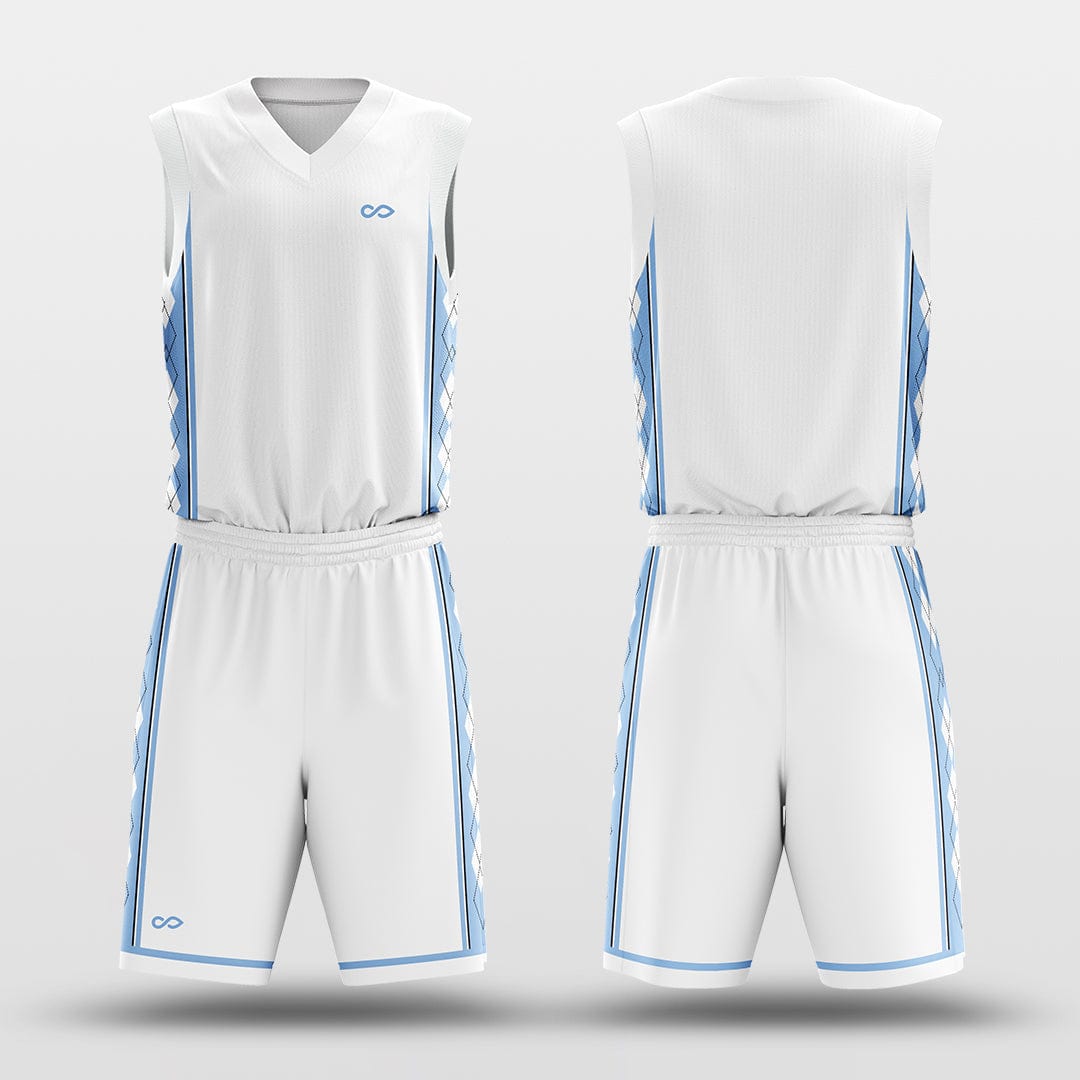 NCAA White - Customized Basketball Jersey Design for Team