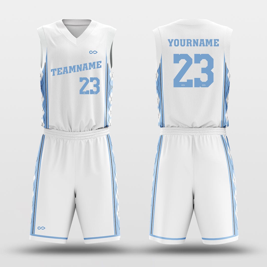 NCAA White - Customized Basketball Jersey Design for Team