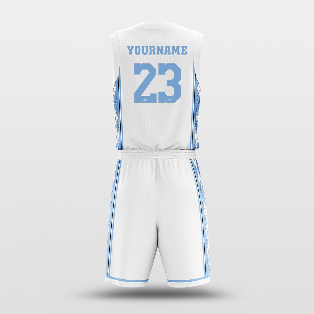 NCAA White - Customized Basketball Jersey Design for Team