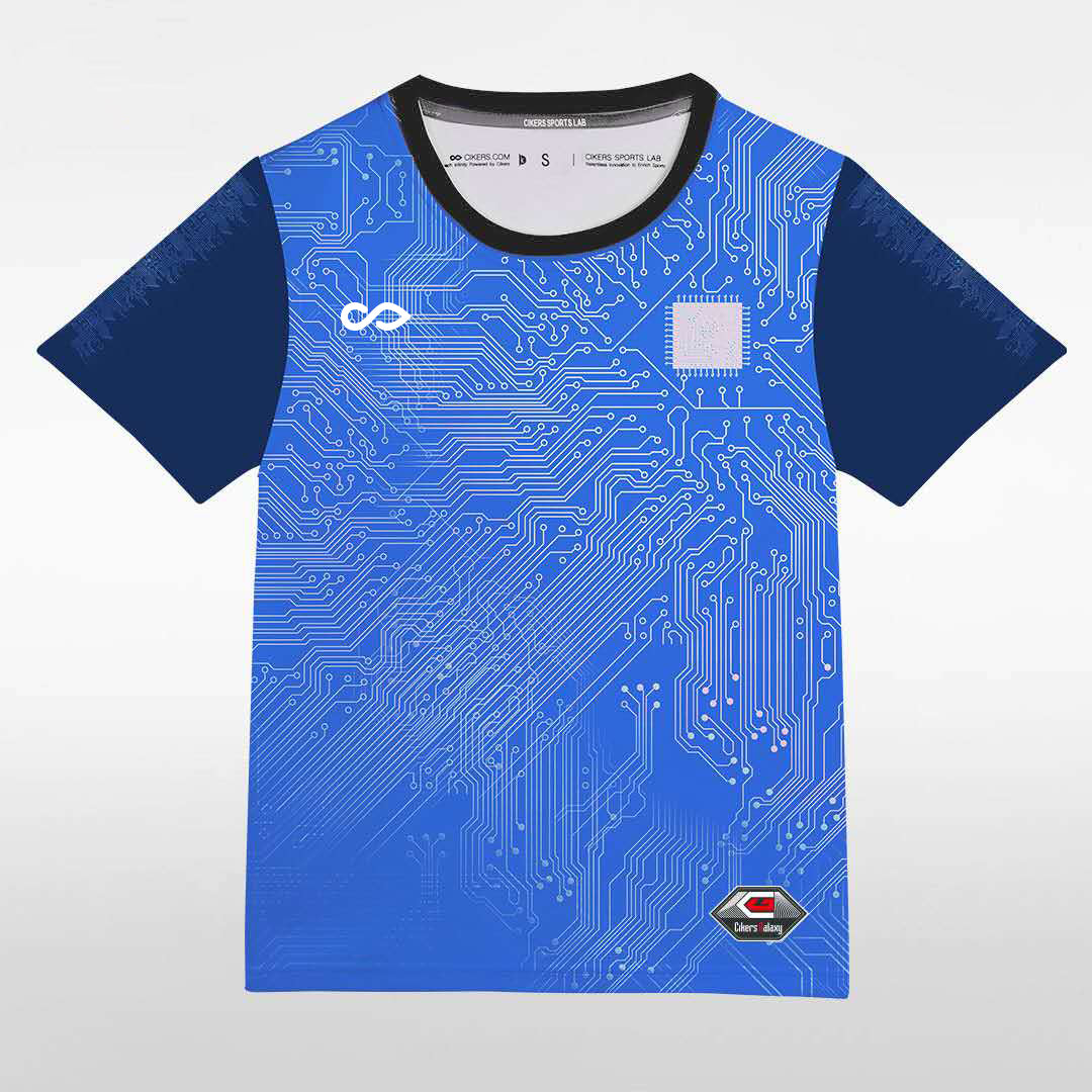 Kid Soccer Jersey AI Servies - WS201ATZ8 blue