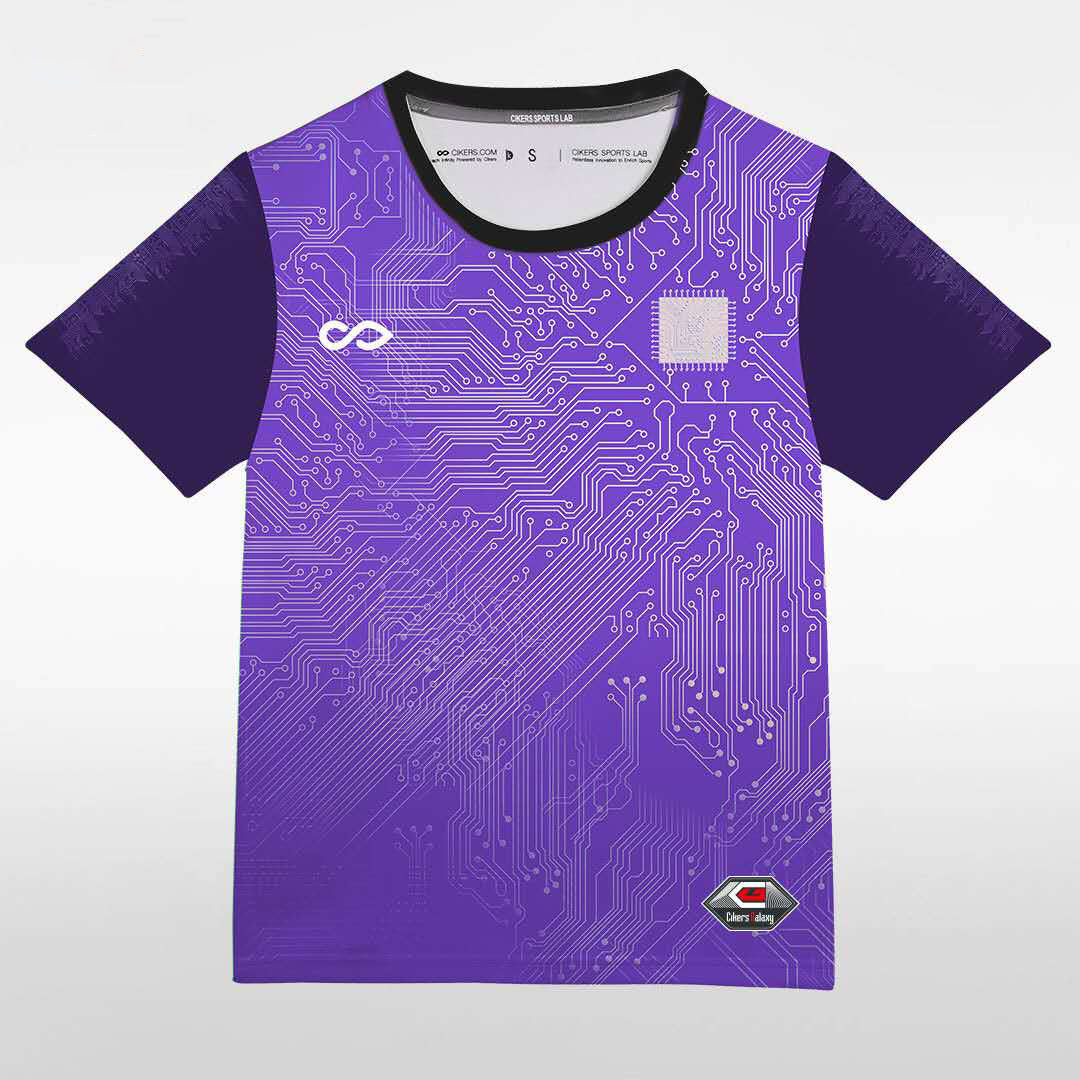 Kid Soccer Jersey AI Servies - WS201ATZ8 darkmagenta