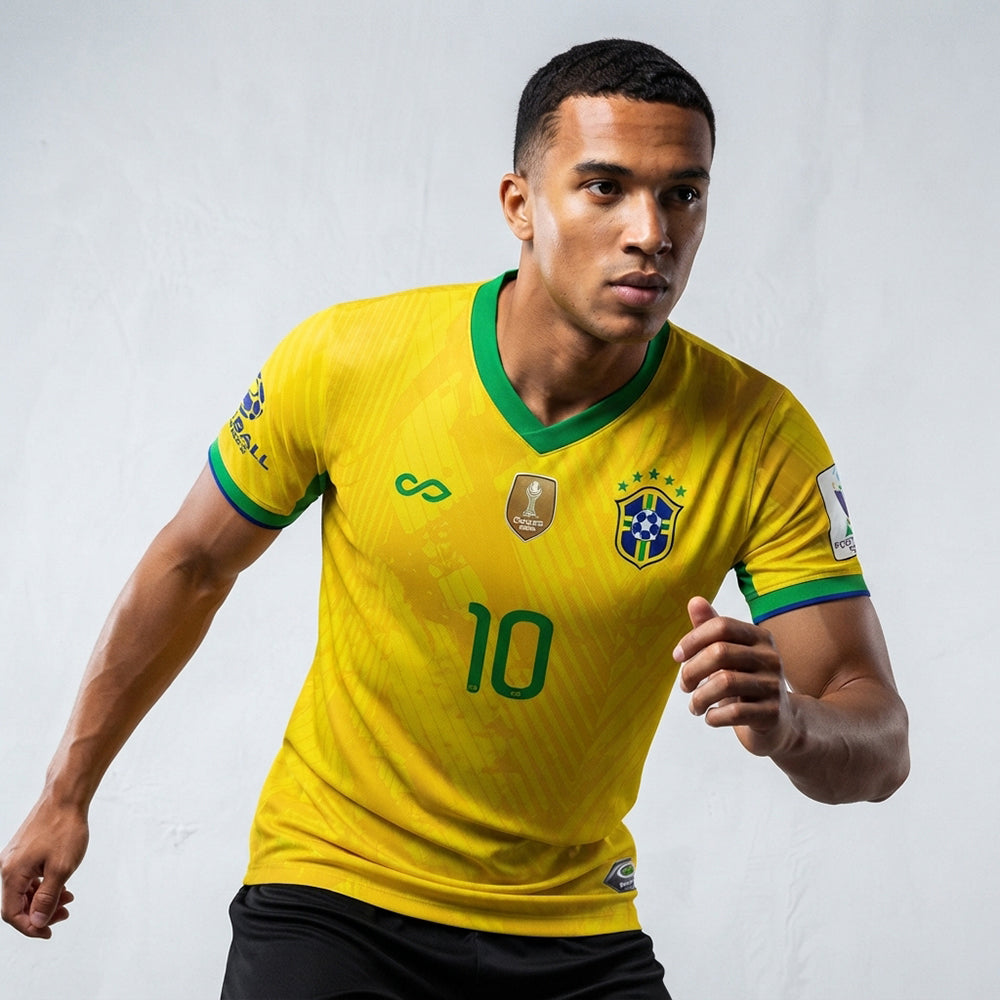 Soccer Jersey | 26 World Cup Brazil (Third Generation Version) - WS201GCBX3 yellow
