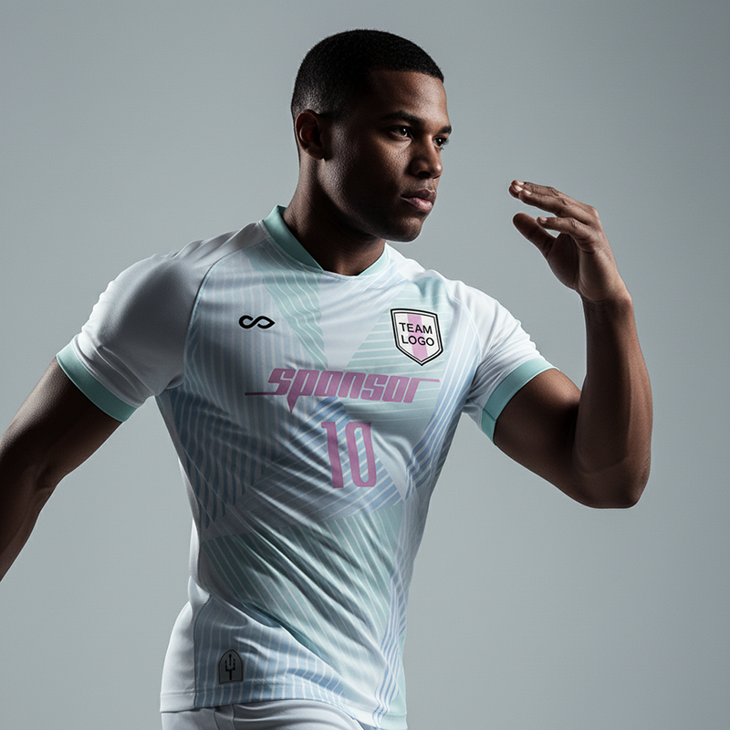 Soccer Jersey Poseidara- WS201GMC3 DeepSkyBlue