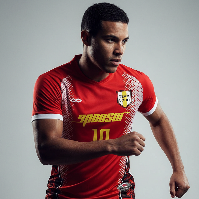 Soccer Jersey Athara- WS201GMD3 red
