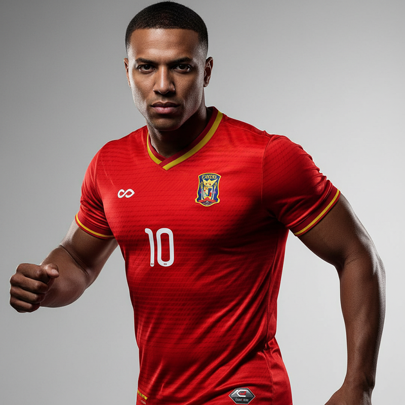 Soccer Jersey Hispara- WS201GQM3 red