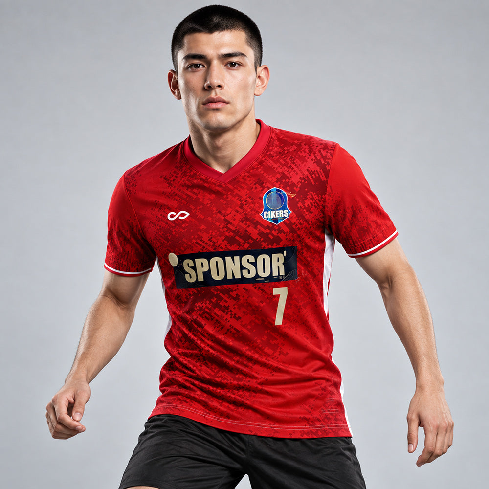 Soccer Jersey Lunara- WS201GS03 red