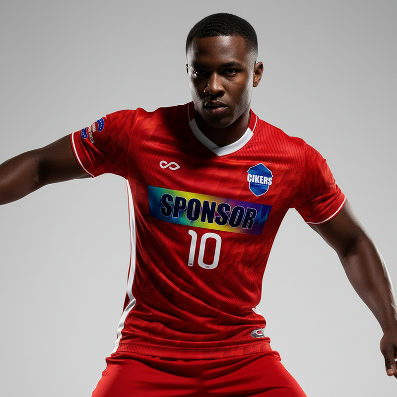 Soccer Jersey Clubman- WS201GSZ3 red