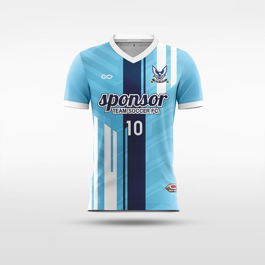 Kid Soccer Jersey Pugnara - WS201GWAT8 DeepSkyBlue
