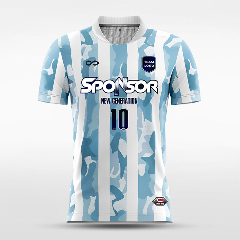 Soccer Jersey Altavara- WS201GWD3 DeepSkyBlue
