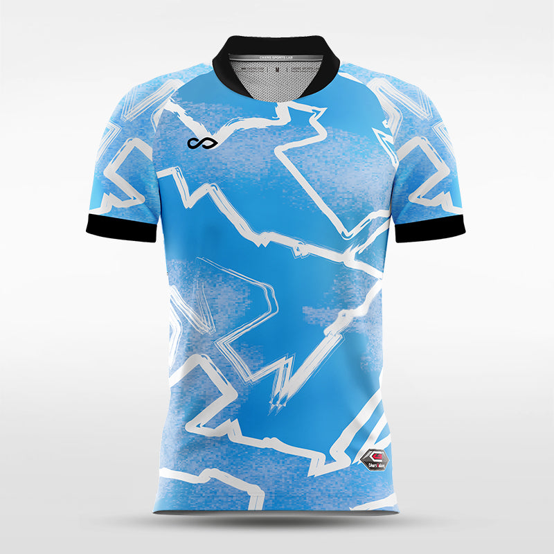 Soccer Jersey Clavara- WS201GWW3 DeepSkyBlue