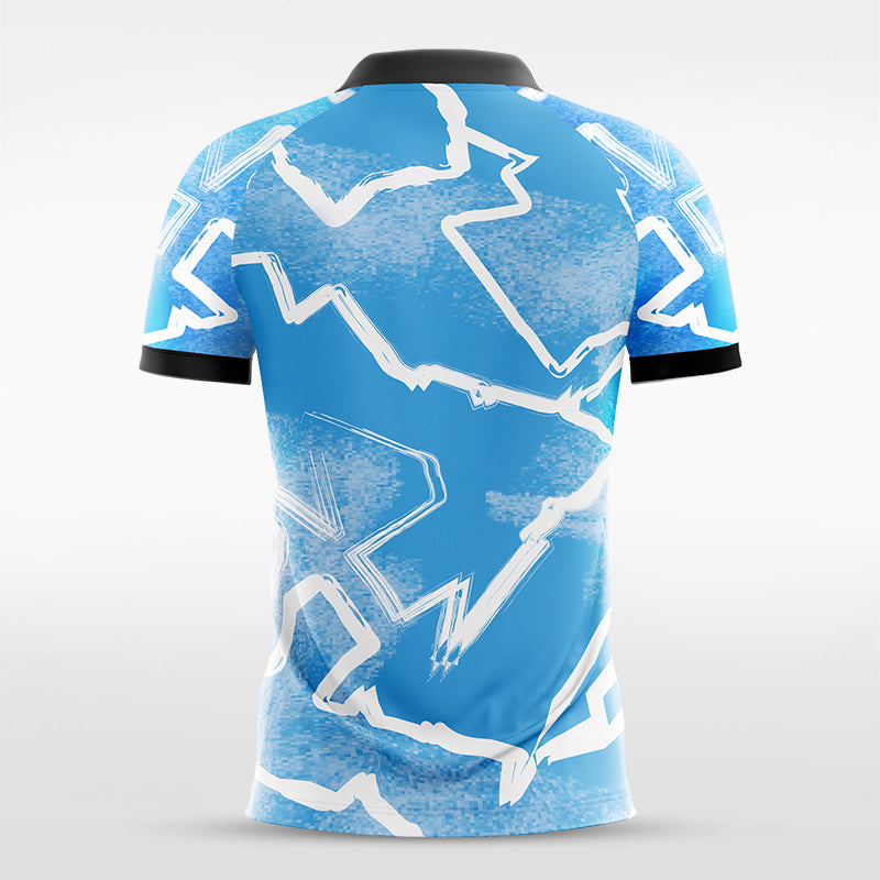 Soccer Jersey Clavara- WS201GWW3 DeepSkyBlue