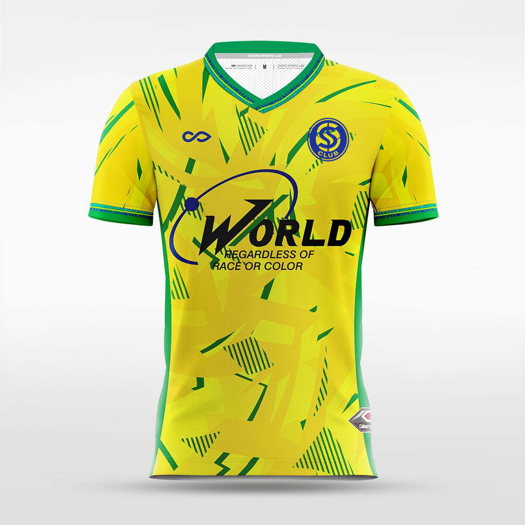 Soccer Jersey Brasara- WS201GXB3 yellow