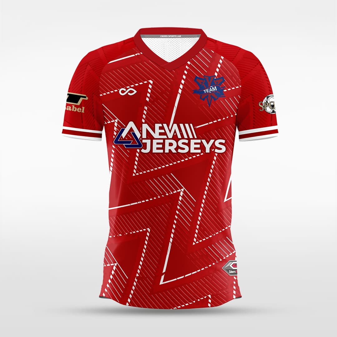 Upgraded Version Soccer Jersey Vyrush - WS201GXFD3 red