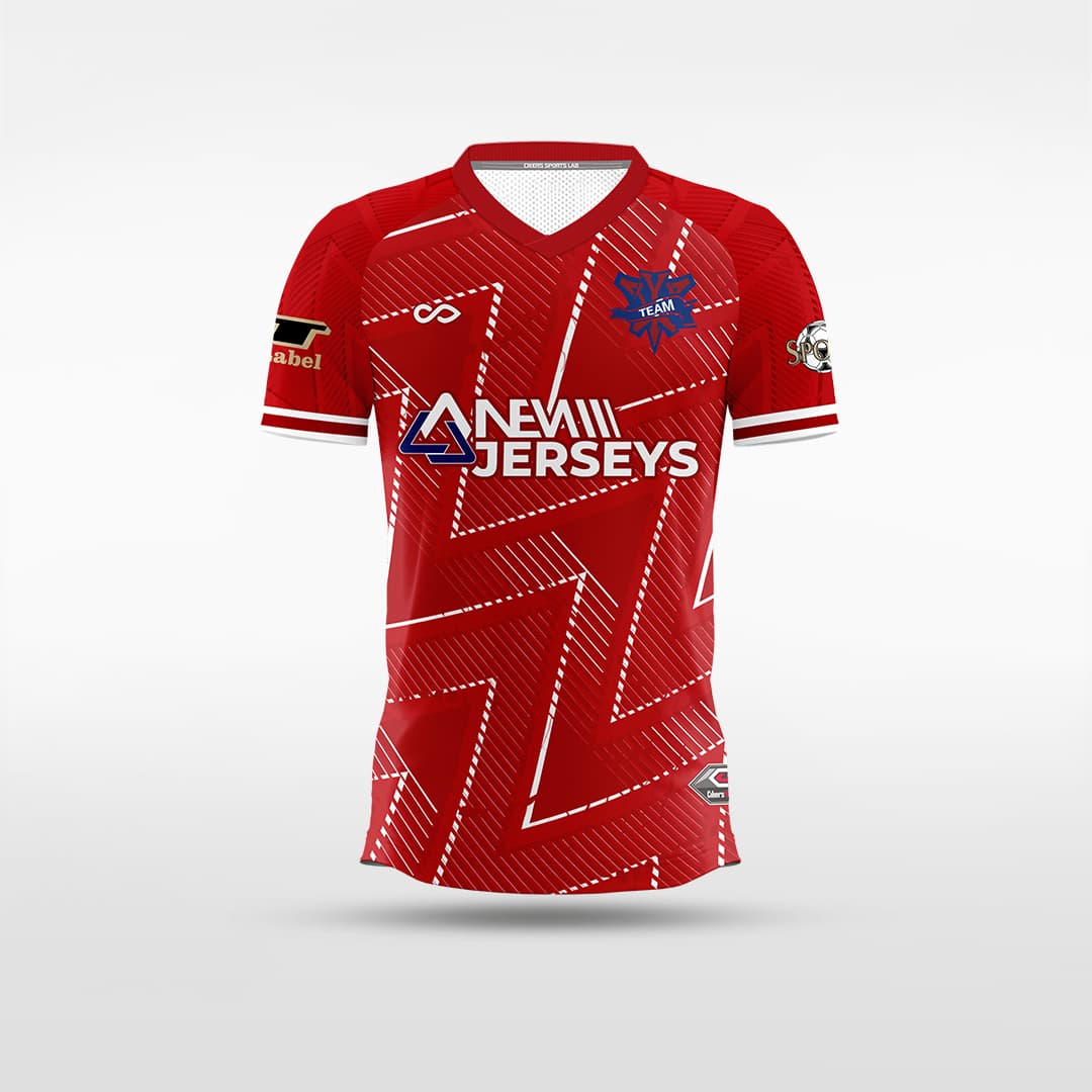 Kid  Upgraded Version Soccer Jersey Vyrush - WS201GXFD8 red
