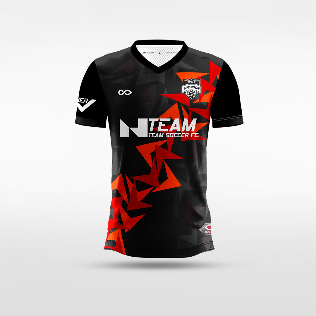 Kid Soccer Jersey Upgraded Version Spirara - WS201GXKD8 black