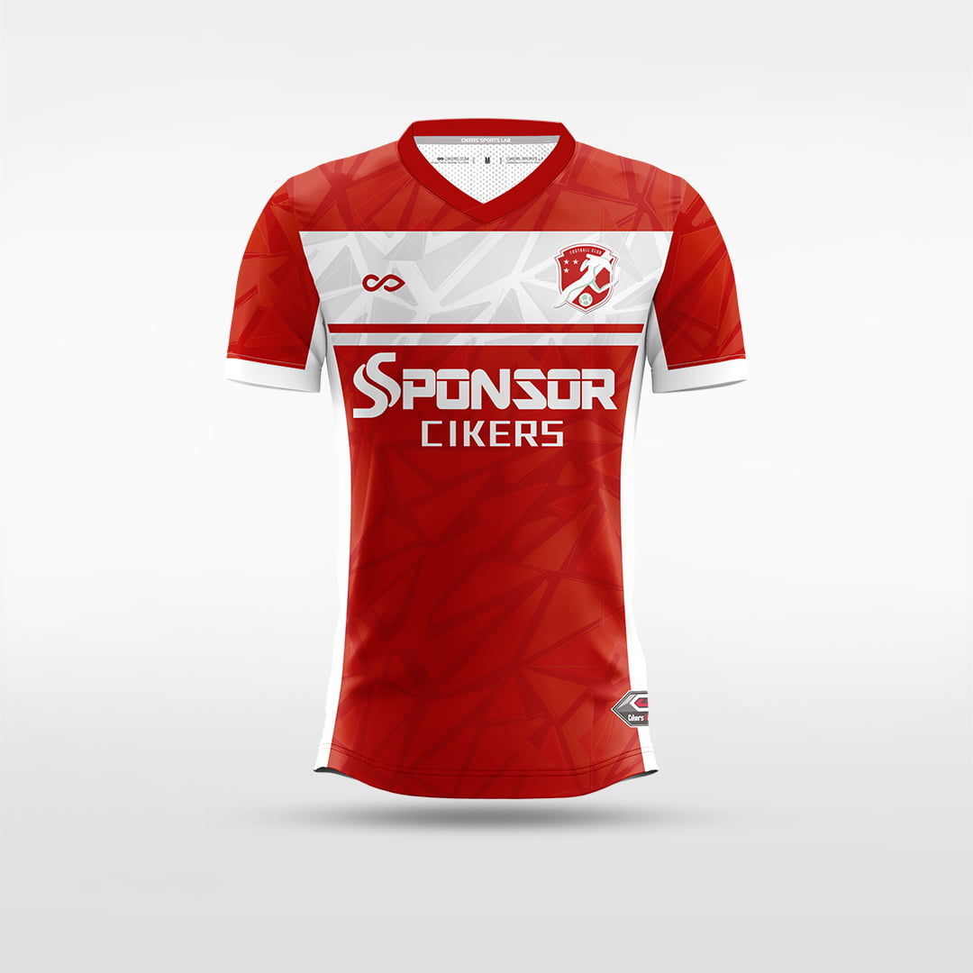 Kid Soccer Jersey | Forge (Upgraded) - WS201GYNM8 red