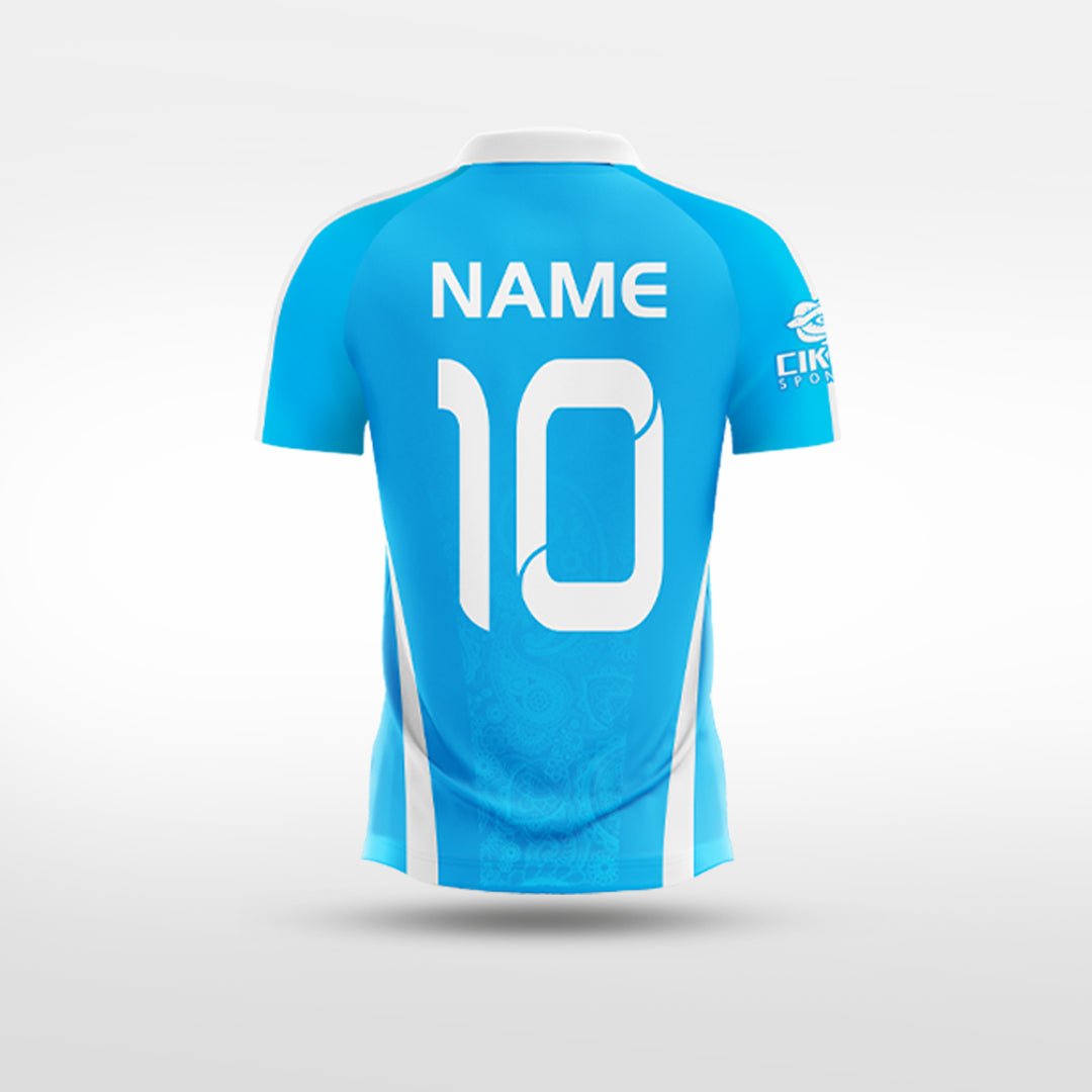 Kid Soccer Jersey | Trevor (Upgraded) - WS201GYUP8 DeepSkyBlue