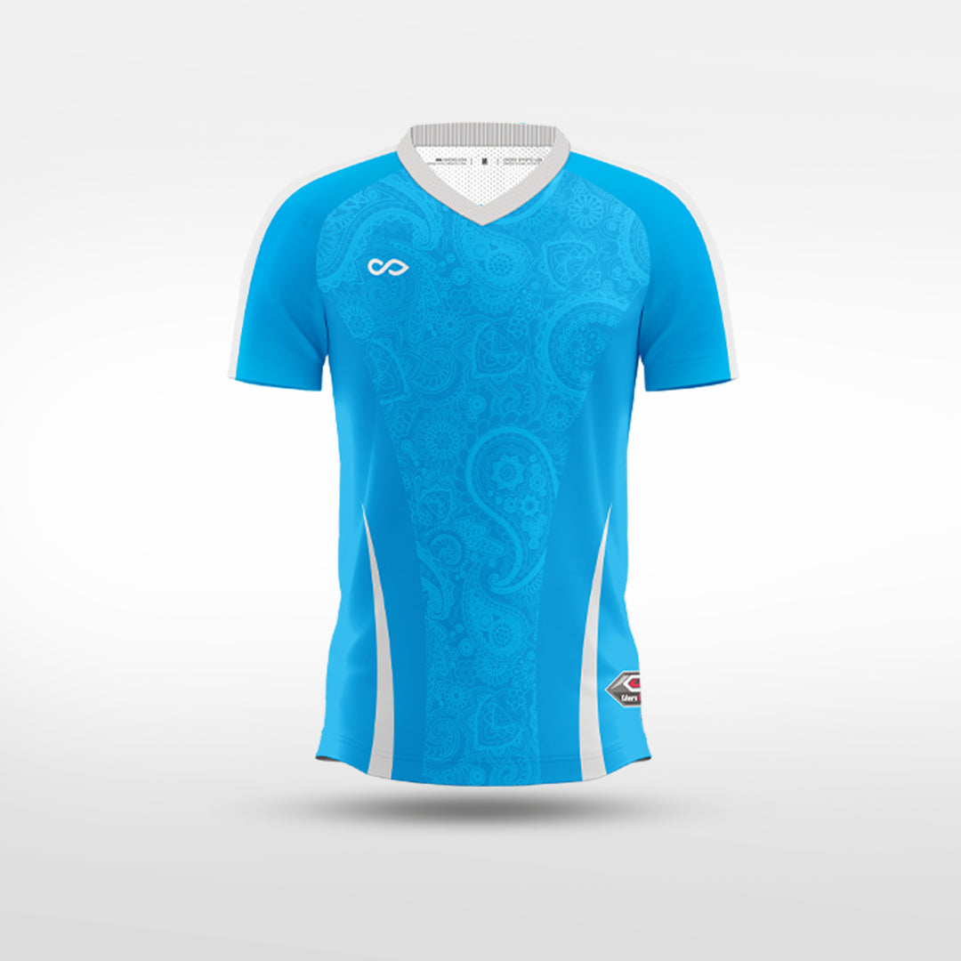 Kid Soccer Jersey | Trevor (Upgraded) - WS201GYUP8 DeepSkyBlue