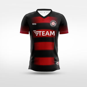 black red