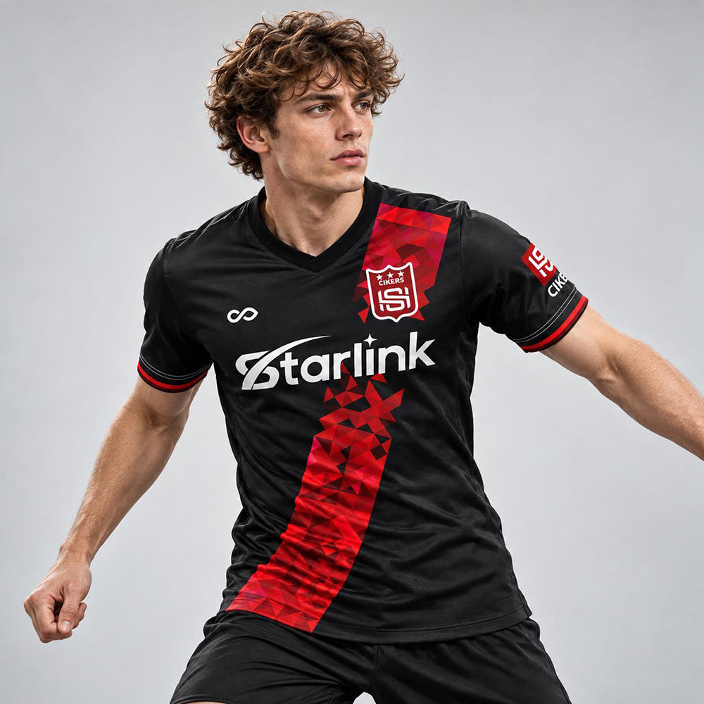 Soccer Jersey | Binre (Upgraded) - WS201GYUV3 black