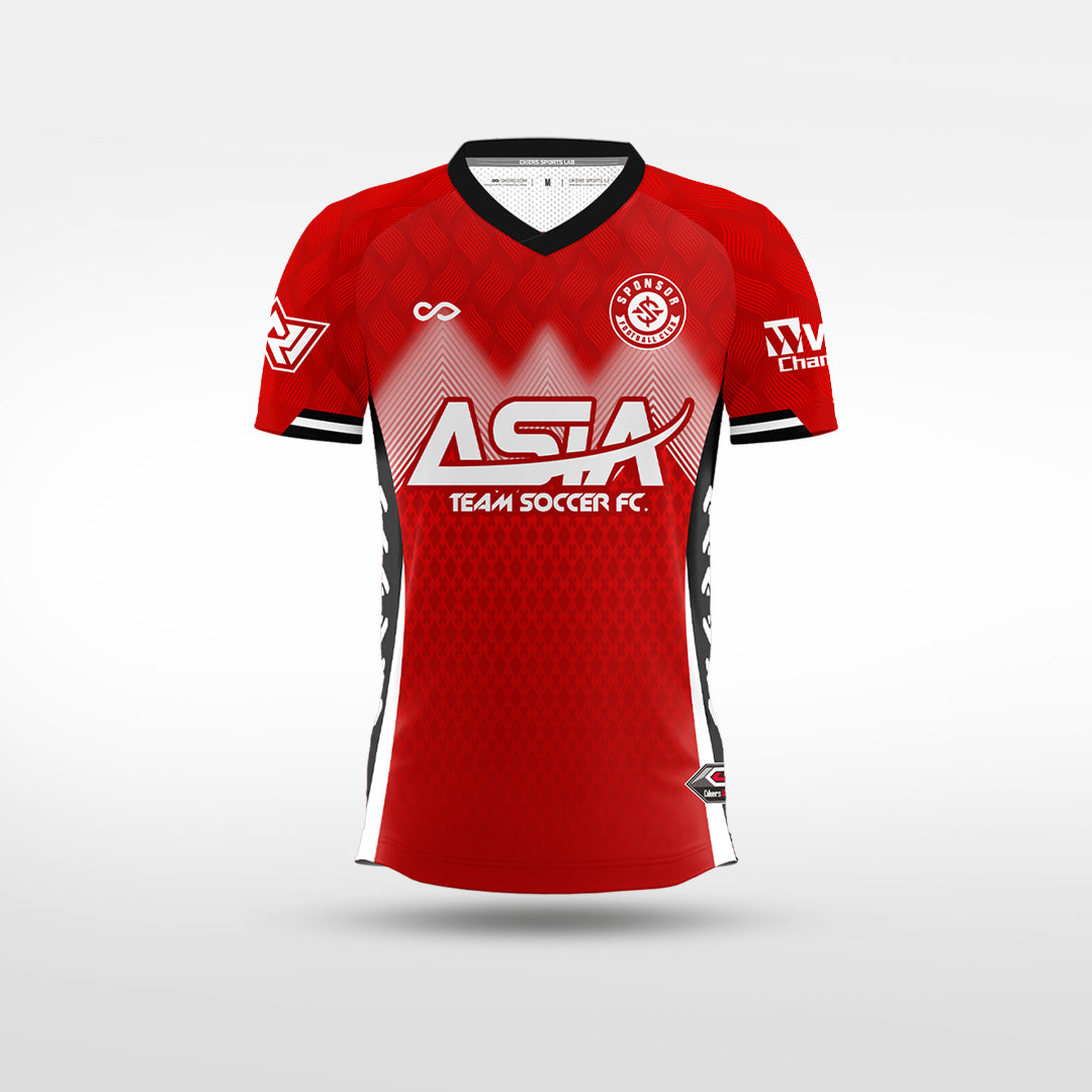 Kid Soccer Jersey | Ravyn (Upgraded) - WS201GYVA8 red