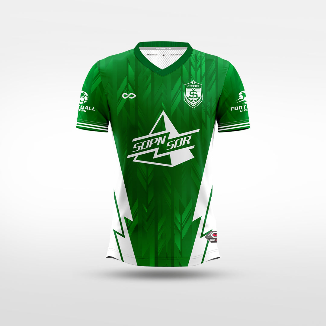 Kid Soccer Jersey | Mairen (Upgraded) - WS201GYVC8 limegreen