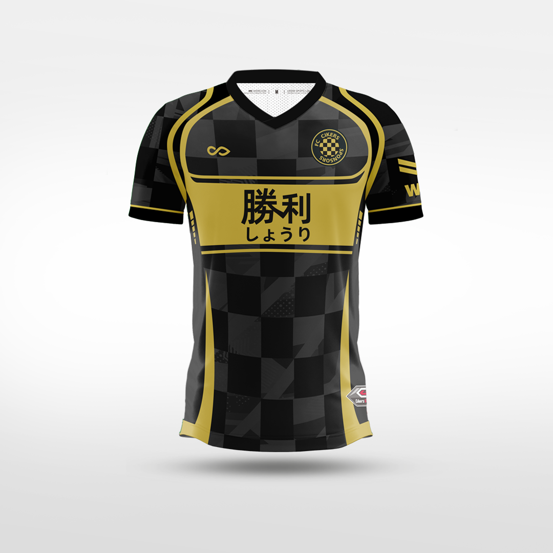 Kid Soccer Jersey | Goyue (Upgraded) - WS201GYVI8 black