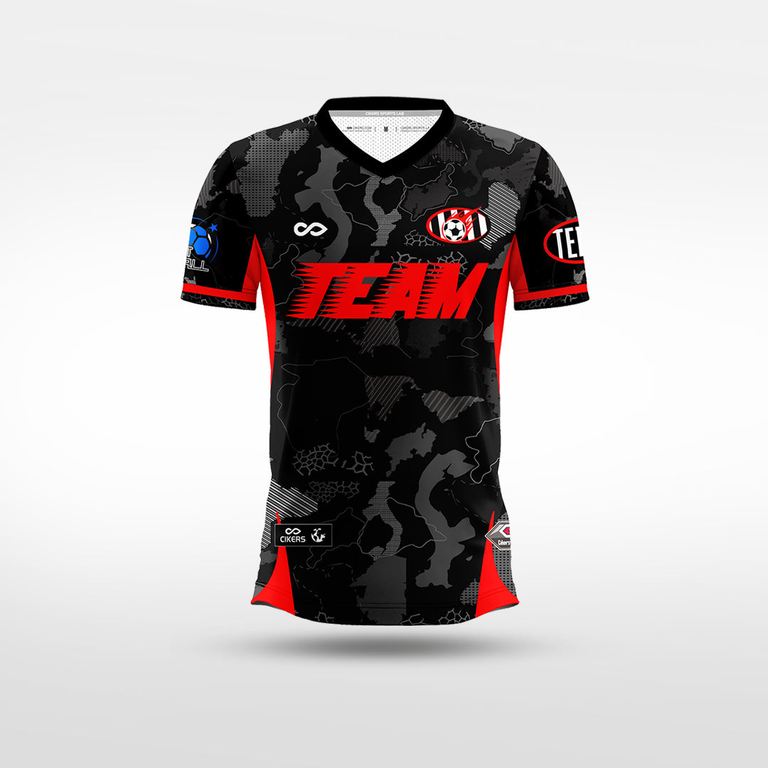 Kid Soccer Jersey | Chijay (Upgraded) - WS201GYVM8 black