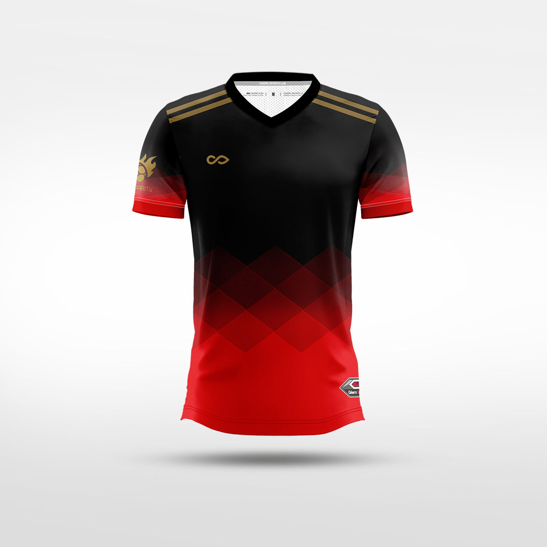 Kid Soccer Jersey | VOLCANO (Upgraded) - WS201GYVT8 red