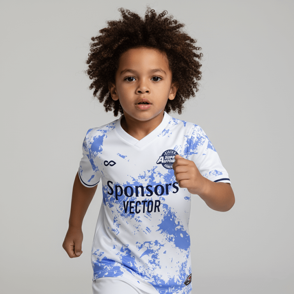 Kid Soccer Jersey | Marvyn (Upgraded) - WS201GYWA8 white
