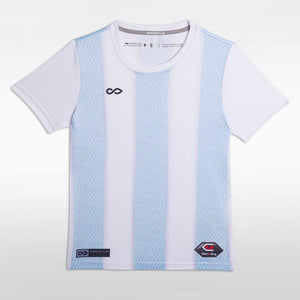 sky blue white