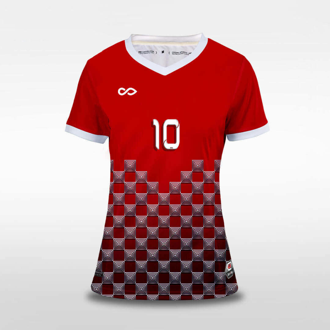 Woman Soccer Jersey Legiara - WS201LAF2 red