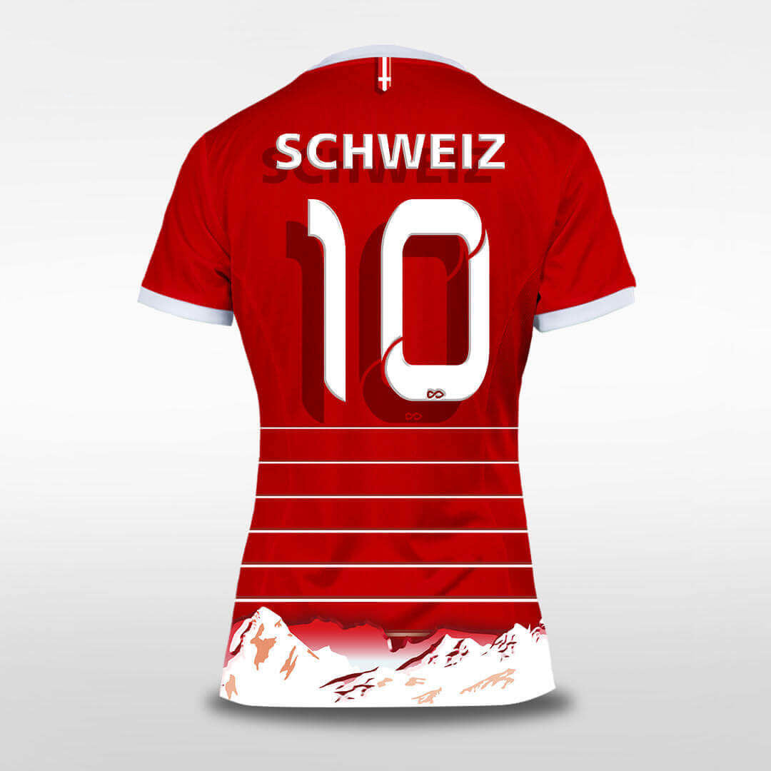 Woman Soccer Jersey Secreara - WS201LAJ2 red
