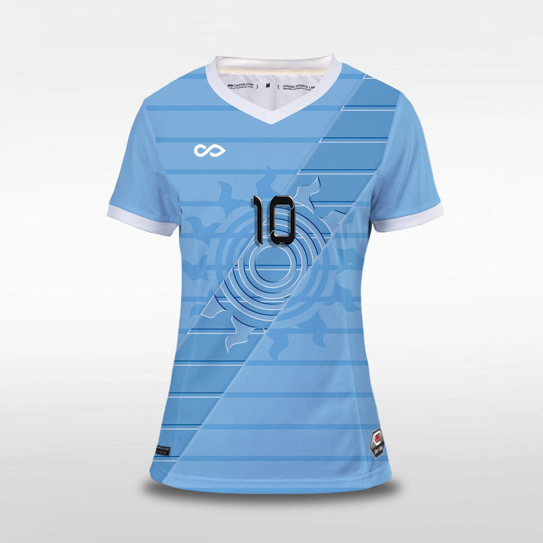 Woman Soccer Jersey Solcara - WS201LAP2 DeepSkyBlue