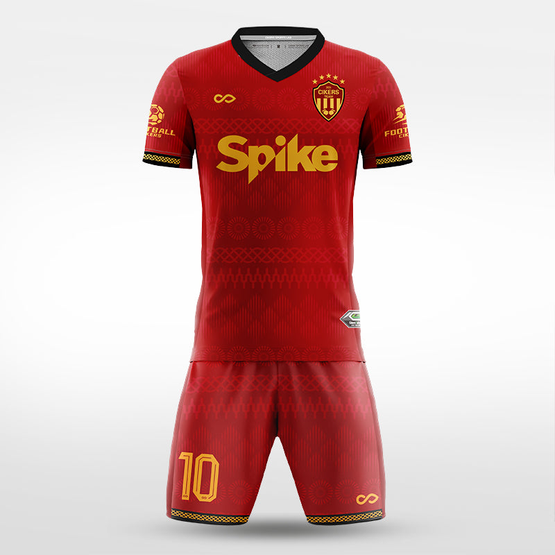 Kid Soccer Kit | Akegi (Third Generation Version) - WS204GCCJ8 red