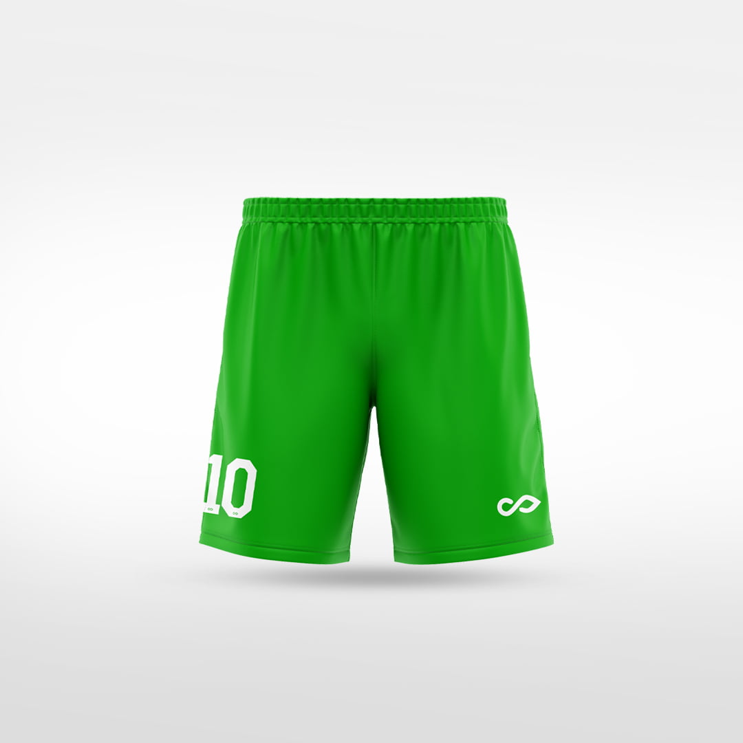 Kid Sports Shorts Sublimation Print - WS211GXHQ8 limegreen