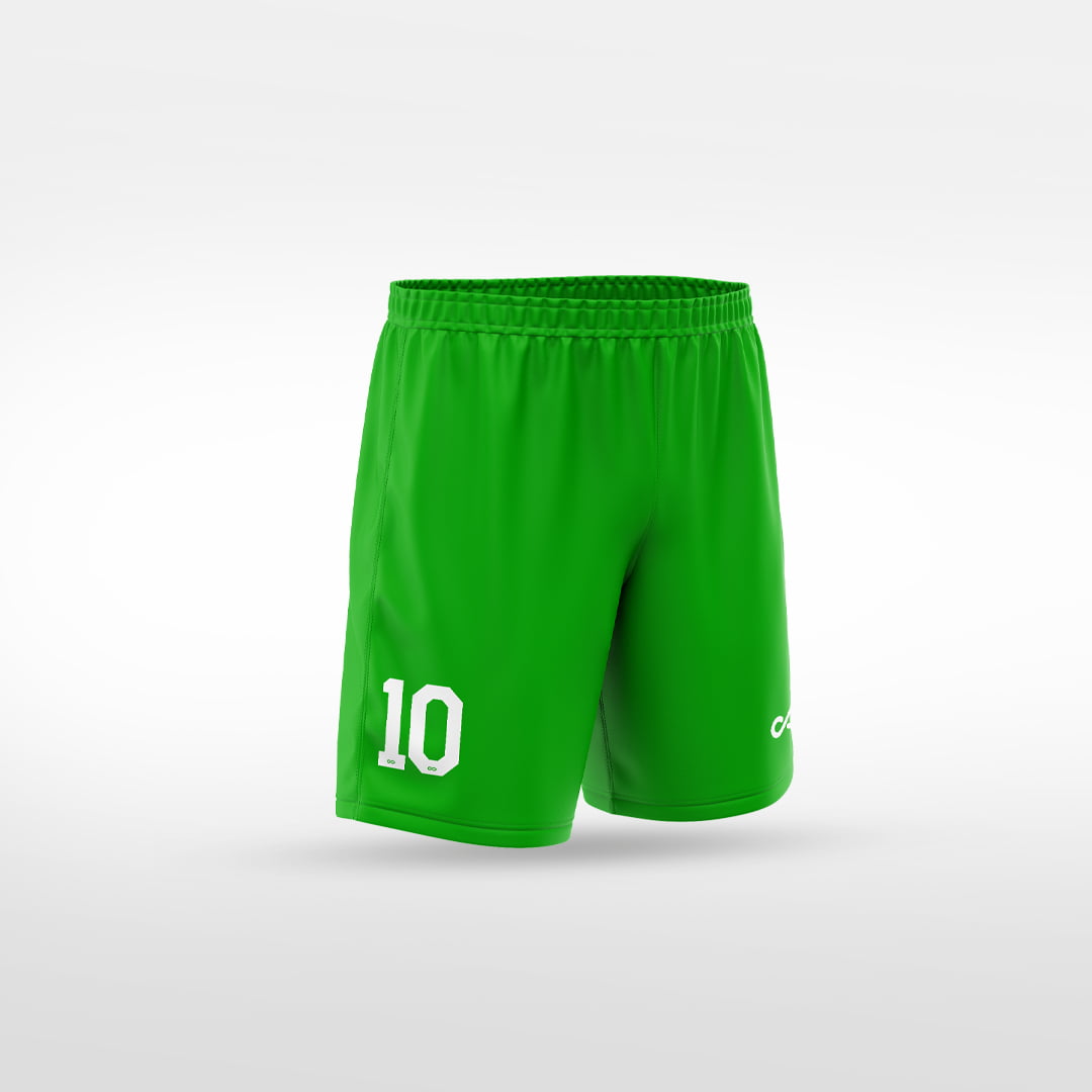 Kid Sports Shorts Sublimation Print - WS211GXHQ8 limegreen