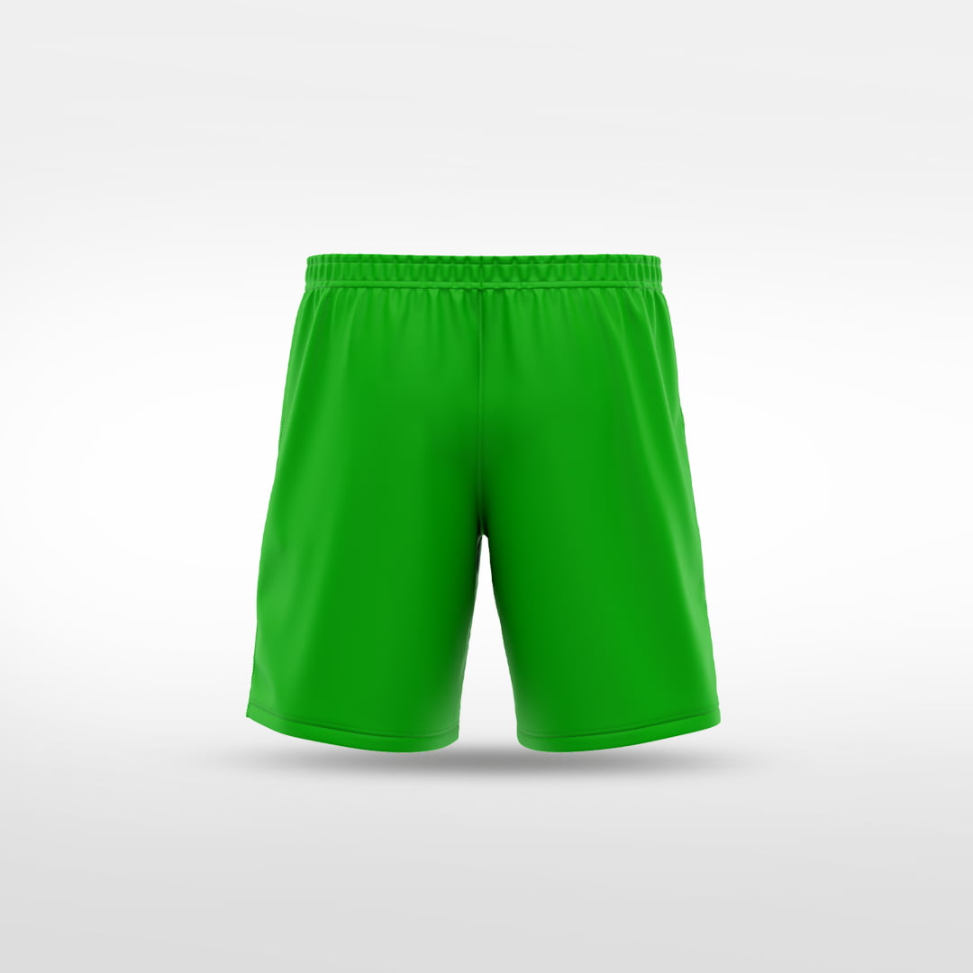 Kid Sports Shorts Sublimation Print - WS211GXHQ8 limegreen