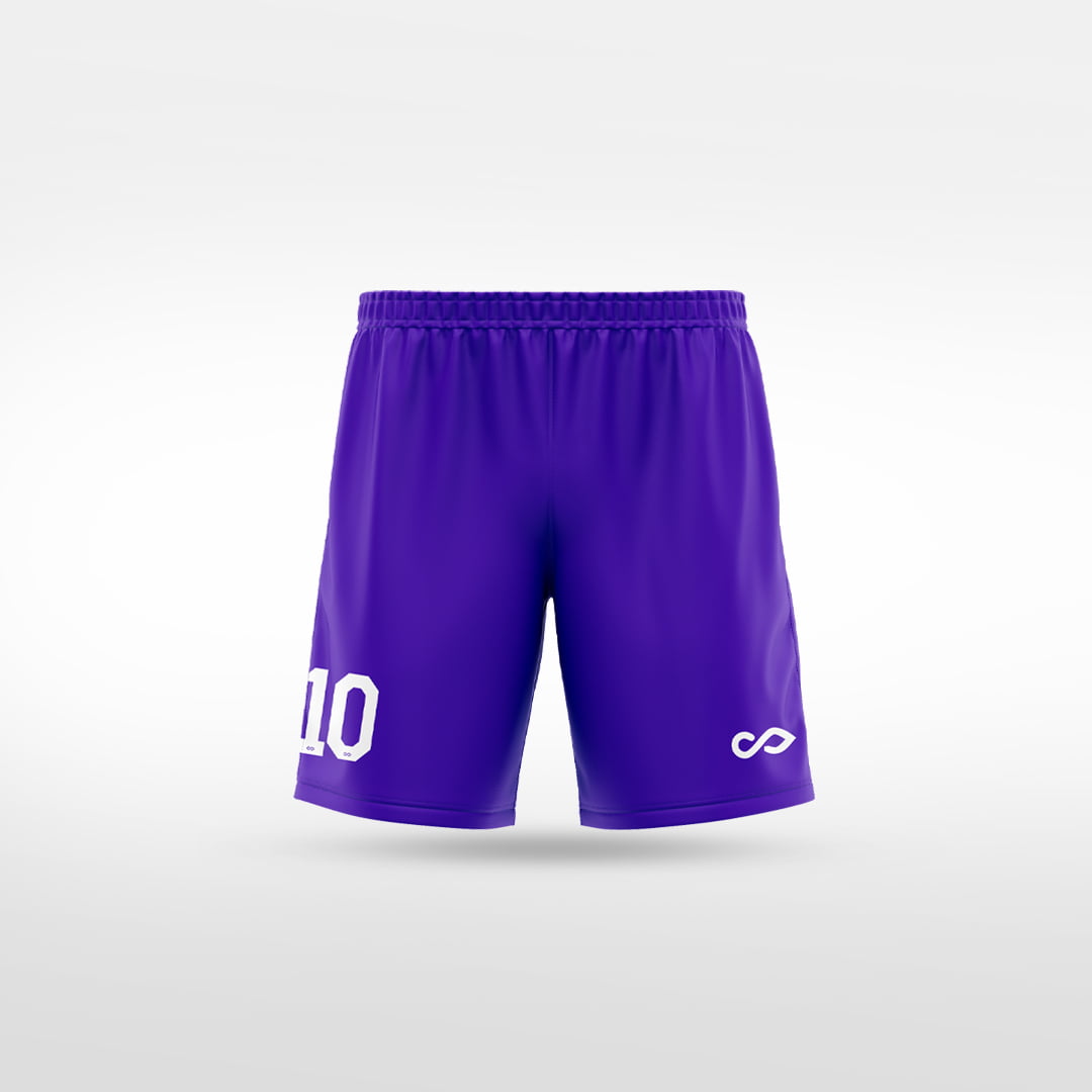 Kid Sports Shorts Sublimation Print - WS211GXHQ8 purple