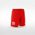 Kid Sports Shorts Sublimation Print - WS211GXHQ8 red