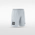 Kid Sports Shorts Sublimation Print - WS211GXHQ8 silver