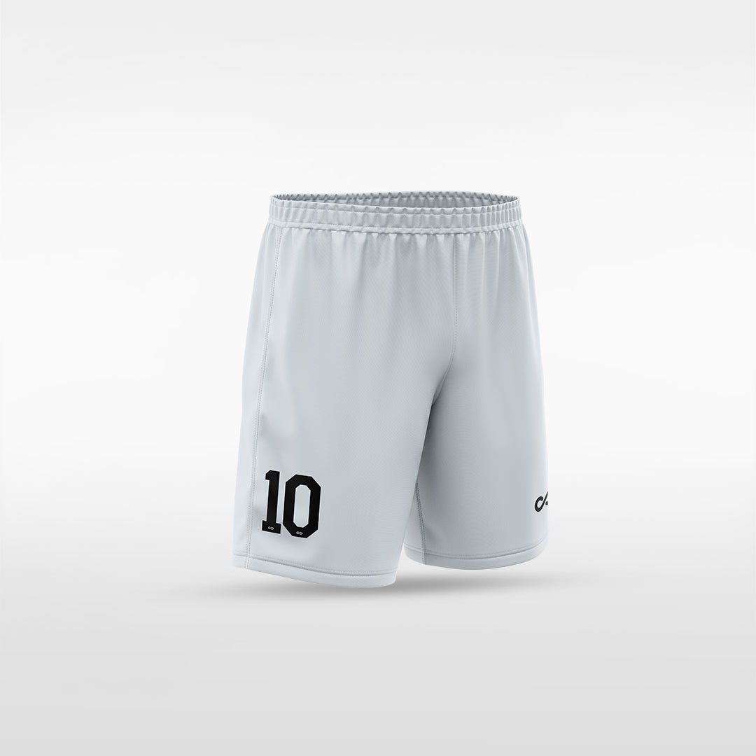 Kid Sports Shorts Sublimation Print - WS211GXHQ8 silver