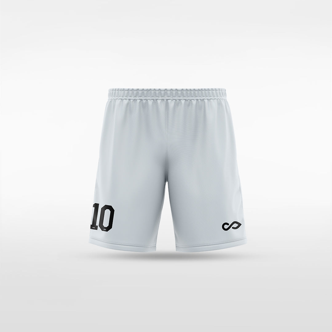 Kid Sports Shorts Sublimation Print - WS211GXHQ8 silver