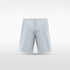 Kid Sports Shorts Sublimation Print - WS211GXHQ8 silver