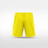Kid Sports Shorts Sublimation Print - WS211GXHQ8 yellow