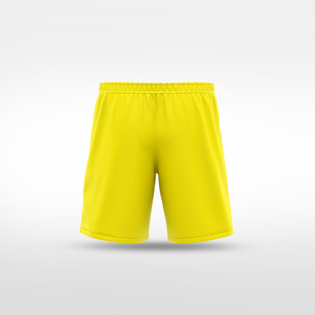 Kid Sports Shorts Sublimation Print - WS211GXHQ8 yellow