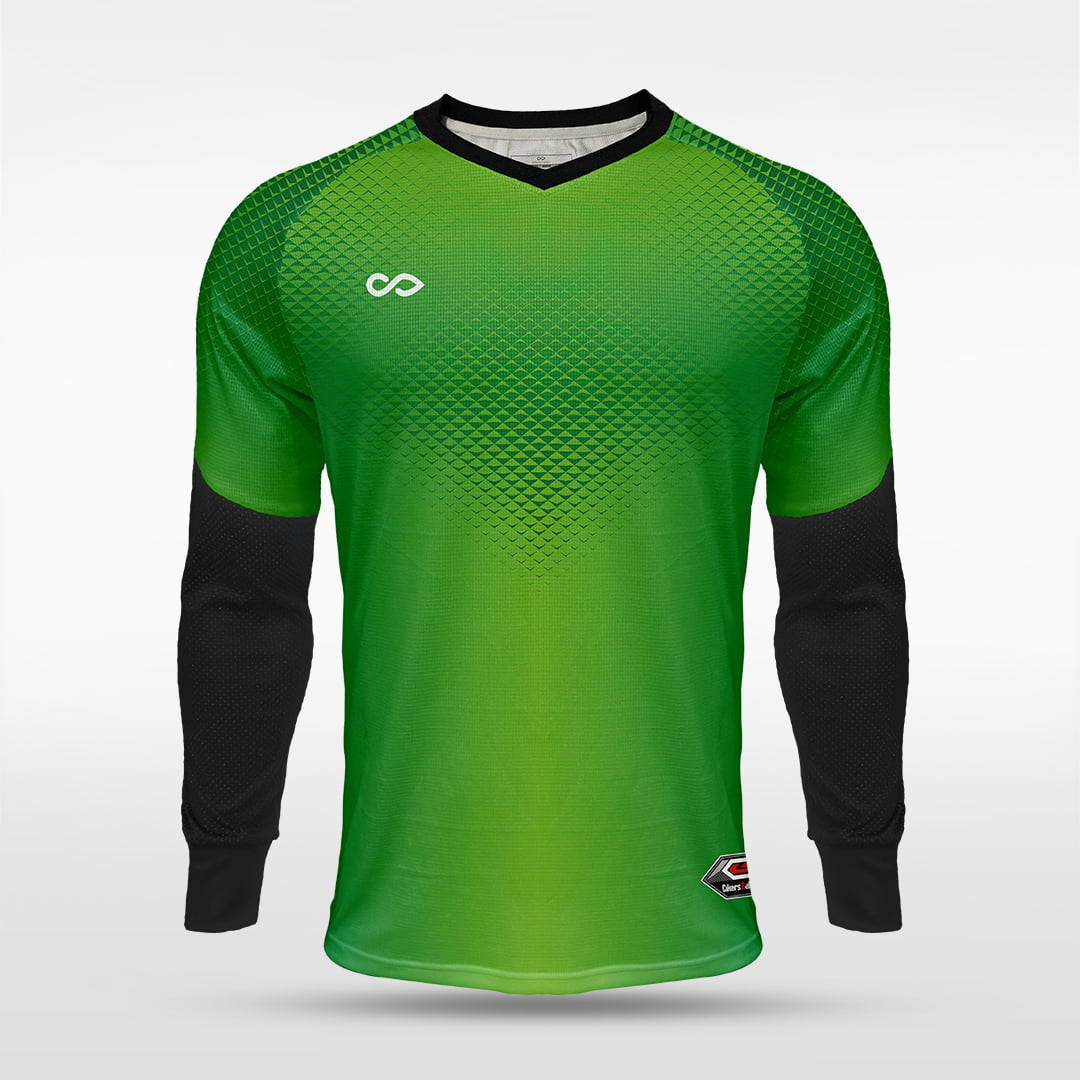 Long Sleeve Goalkeeper Jersey Binre - WS222GYUV3 darkgreen