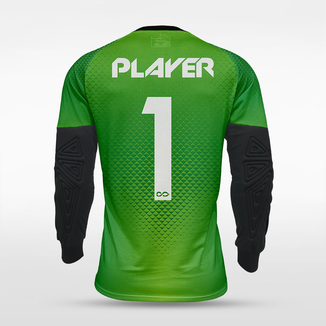 Long Sleeve Goalkeeper Jersey Binre - WS222GYUV3 darkgreen